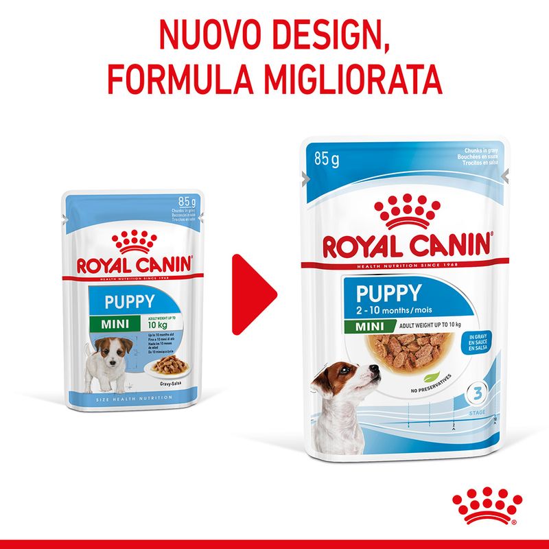 12x85g Royal Canin Mini Puppy - Cibo Umido per Cani Cuccioli 12x85g Royal Canin Mini Puppy - Cibo Umido per Cani Cuccioli